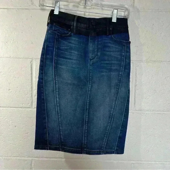 True Religion Denim Skirt-Size 23 - Picture 1 of 9